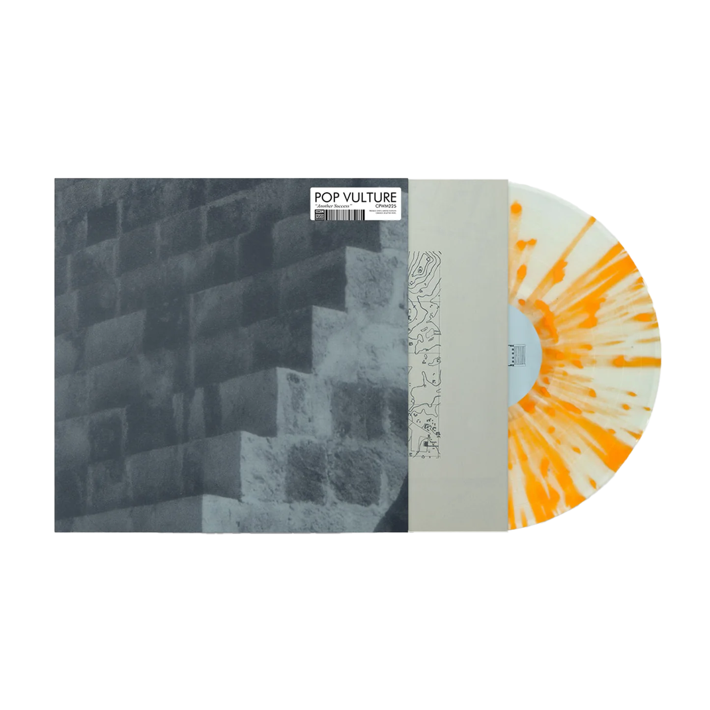 Pop Vulture - Another Success [12” Splatter Vinyl - Orange on Milky Clear Transparent]