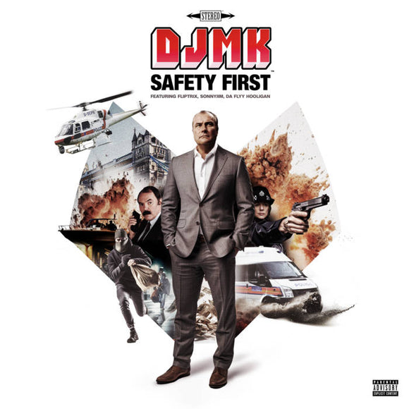 DJ MK FEATURING FLIPTRIX, SONNYJIM, DA FLYY HOOLIGAN - SAFETY FIRST EP