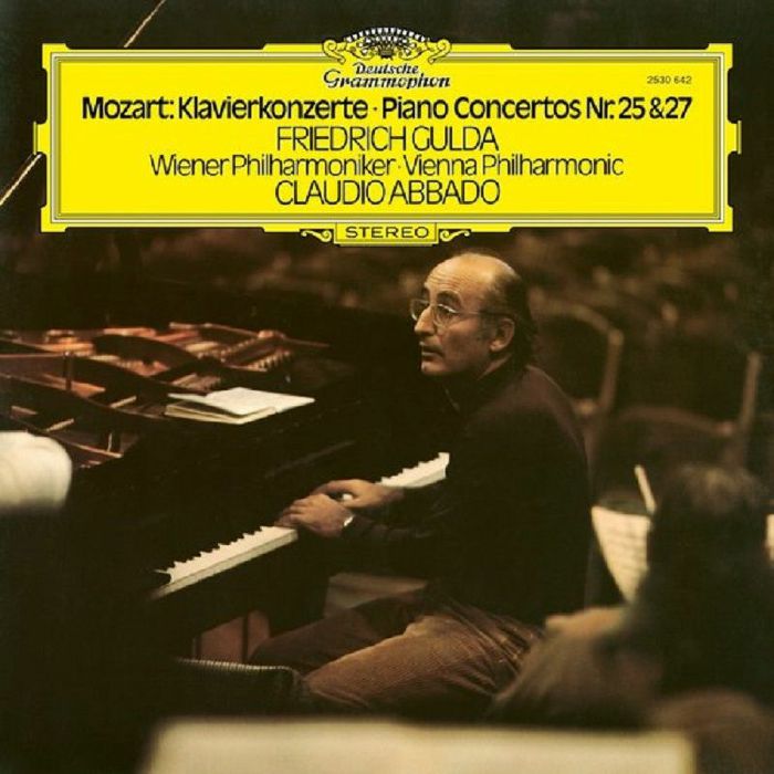 FRIEDRICH GULDA, CLAUDIO ABBADO & WIENER PHILHARMONIKER - Wolfgang Amadeus Mozart: Piano Concertos Nos. 25 & 27 [2LP]