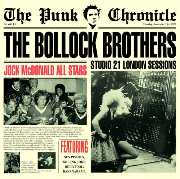 BOLLOCK BROTHERS - 21 STUDIO SESSIONS [Black LP]