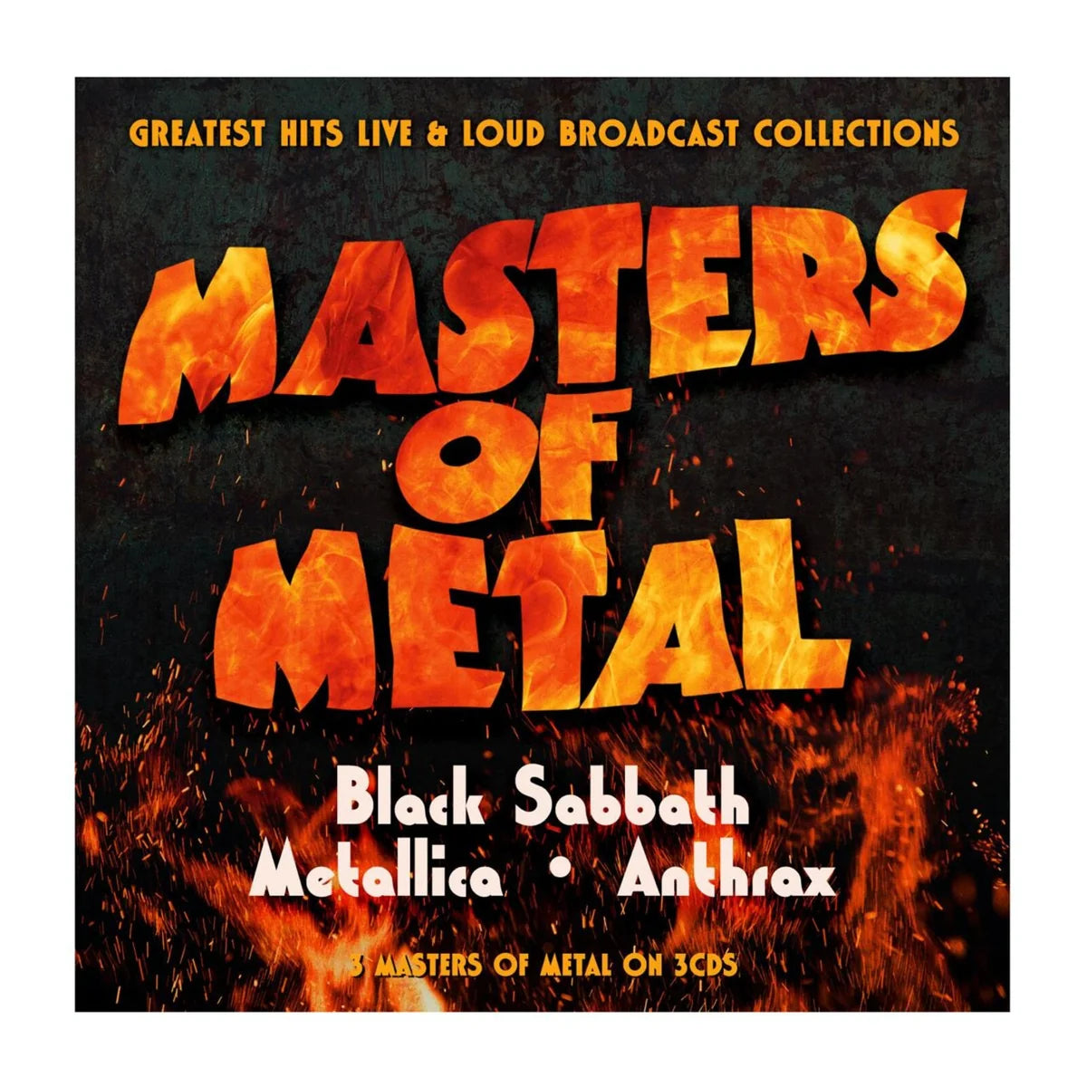 Black Sabbath, Metallica & Anthrax - Masters of Metal [3CD set]