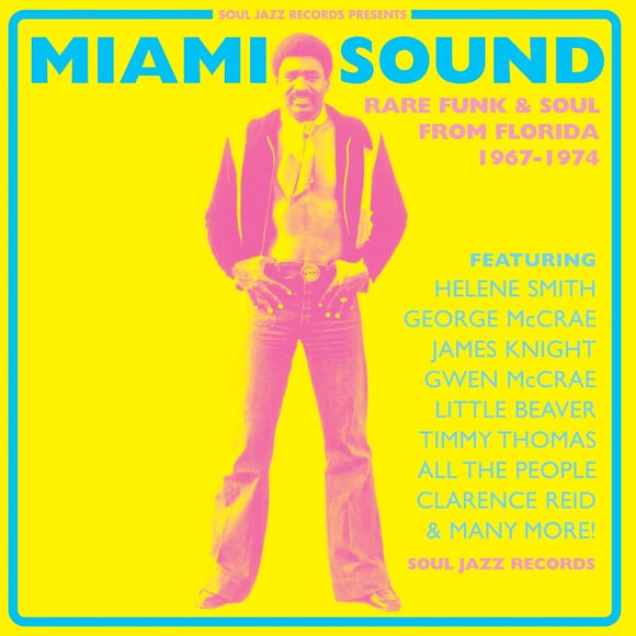 VA / Soul Jazz Records Presents - Miami Sound: Rare Funk & Soul From Miami, Florida 1967-74 [2023 blue & yellow coloured vinyl edition 2LP]