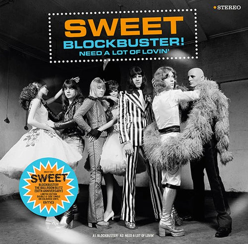 Sweet - Block Buster! / The Ballroom Blitz [12" Clear Blue Vinyl] (RSD 2023)
