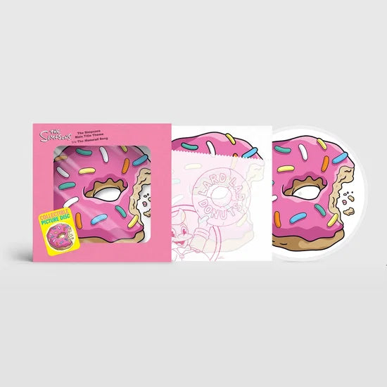 The Simpsons - "The Simpsons" Main Title Theme b/w The Monorail Song [LTD 10" Donut shaped Picture Disc]