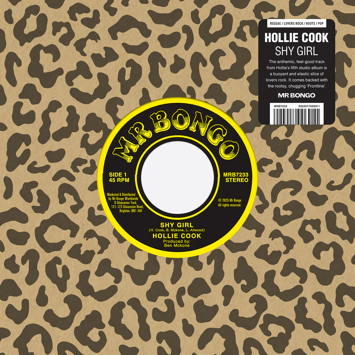 Hollie Cook - Shy Girl / Front Line [7" Vinyl]