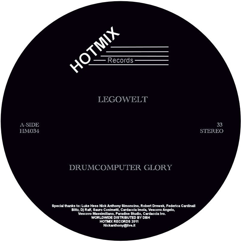 Legowelt - Drumcomputer Glory / Casio CTK630 Homekeyboard [10" White Vinyl]