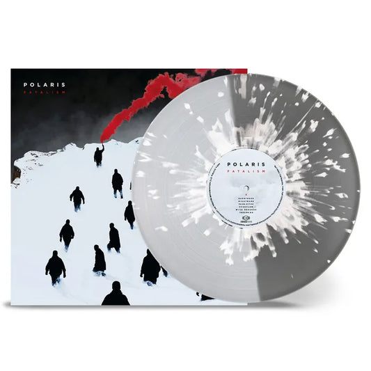 Polaris - Fatalism [Ltd Silver / Clear Split with White Splatter vinyl]