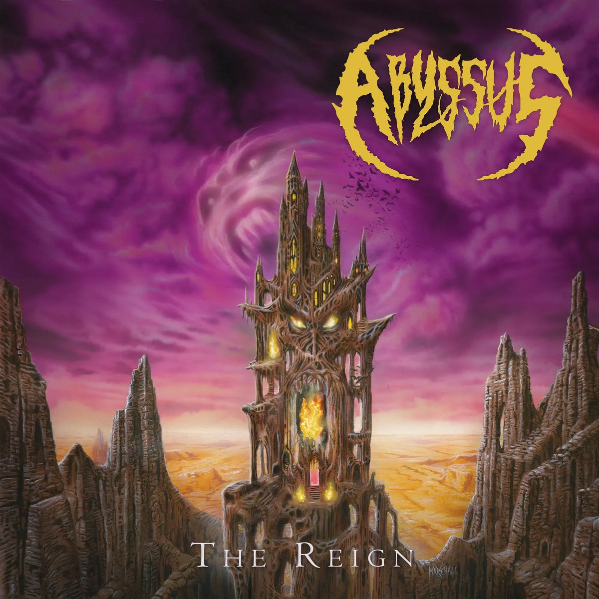 ABYSSUS - THE REIGN [Purple/Black/Clear Marbled LP]