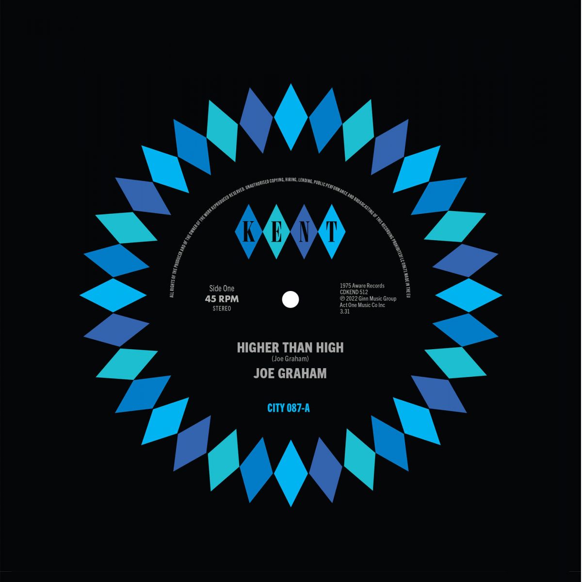 JOE GRAHAM / JOHN EDWARDS - HIGHER THAN HIGH / IT'S GOT TO BE THE REAL THING FOR ME [7" Vinyl]