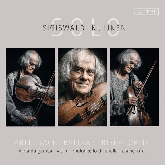 Sigiswald Kuijken - Solo: Music by Abel, Bach, Baltzar, Biber & Ortiz [CD]