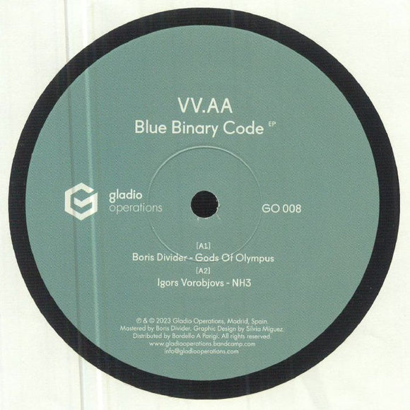 BORIS DIVIDER / IGORS VOROBJOVS / LECTROMAGNETIQUE / FRANCOIS DILLINGER / CH415 - Blue Binary Code EP