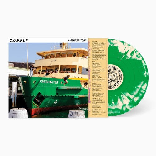 C.O.F.F.I.N - Australia Stops [Green and Bone Swirl Vinyl]