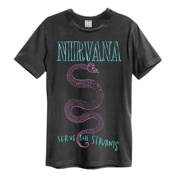 NIRVANA - Serve The Serpents T-Shirt (Charcoal)