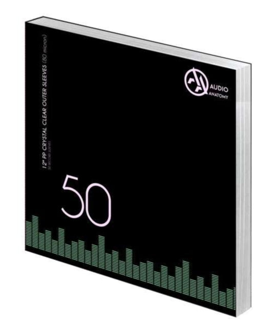 50 X 12Inch PP Crystal Clear Outer Sleeves (80 Micron)