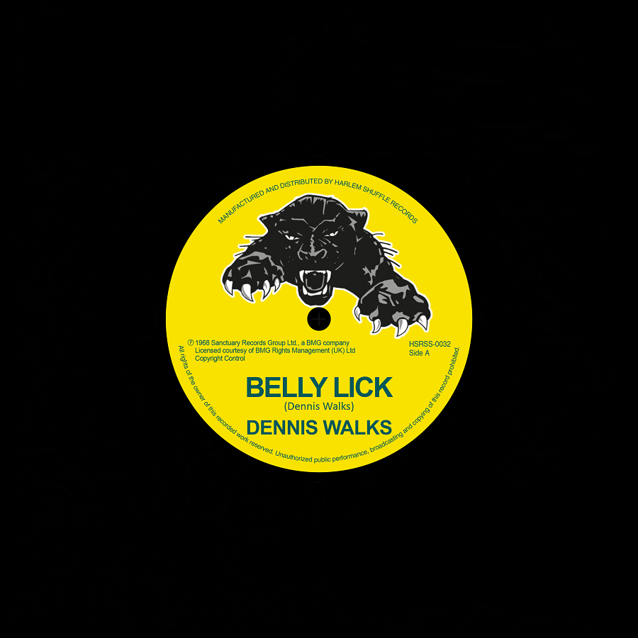 Dennis Walks "Belly Lick" c/w Drumbago & Blenders The Game Song (7")