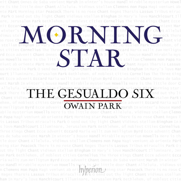 THE GESUALDO SIX / OWAIN PARK - MORNING STAR [CD]