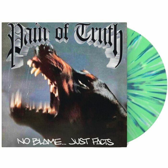 Pain of Truth - No Blame Just Facts [mint green w/ blue & white splatter]