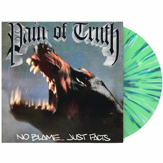 Pain of Truth - No Blame Just Facts [mint green w/ blue & white splatter]
