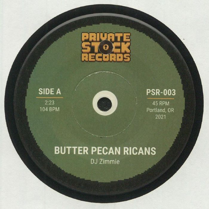 DJ ZIMMIE / DOUBLE - A Butter Pecan Ricans [7" Vinyl]