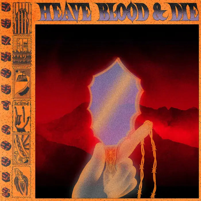 Heave Blood & Die - Burnout Codes [Translucent marble orange coloured vinyl]