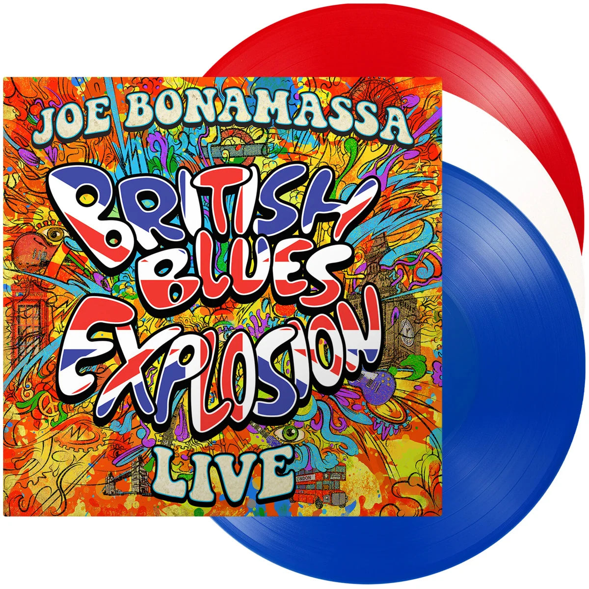 Joe Bonamassa - British Blues Explosion Live [Red, Blue & White LP]