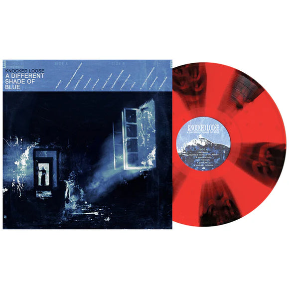 Knocked Loose - A Different Shade of Blue [Black & Red Pinwheel with Red splatter Vinyl]