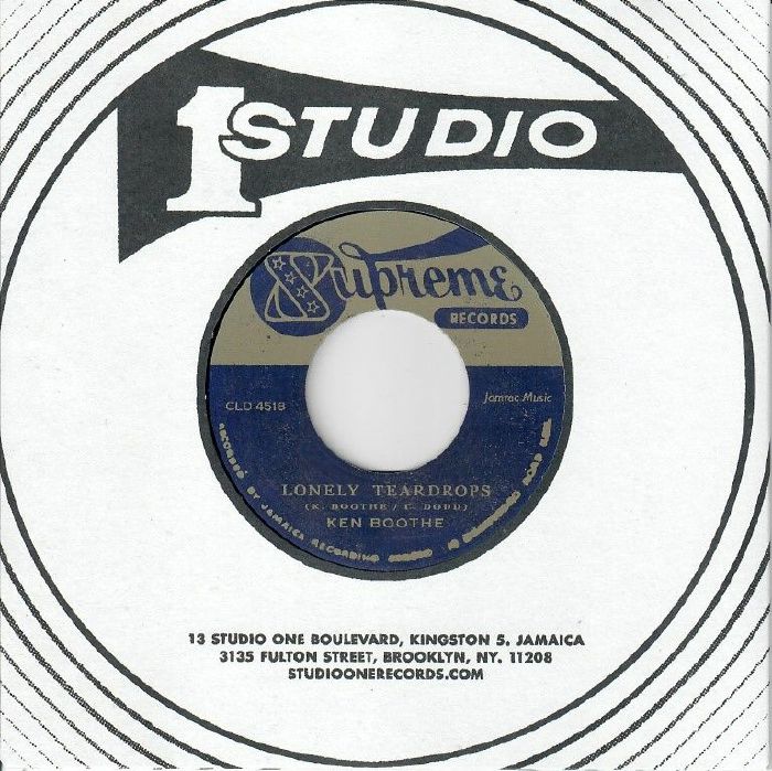 Ken Boothe - Lonely Teardrops [7" Vinyl]