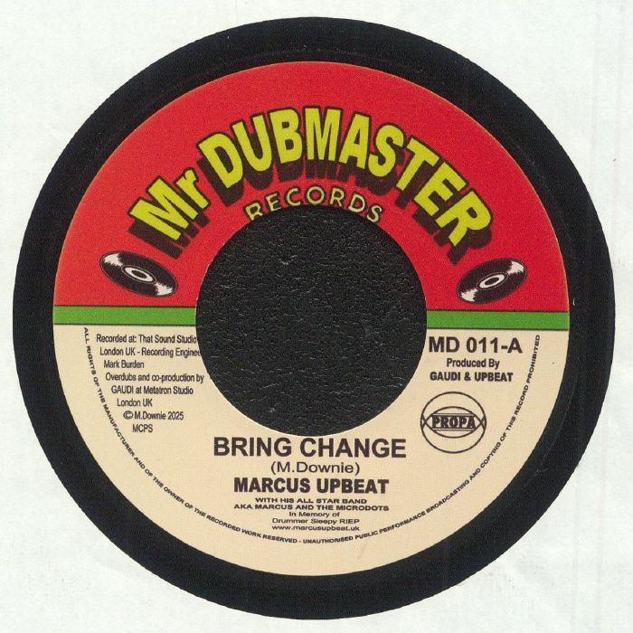 MARCUS UPBEAT - Bring Change/Changa Dub [7" Vinyl]