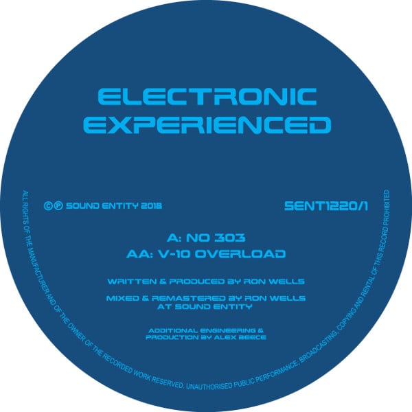 Electronic Experienced (Ron Wells) - 2 X 12" Vinyl EP (V-10 Overload / No. 303 / IQ)