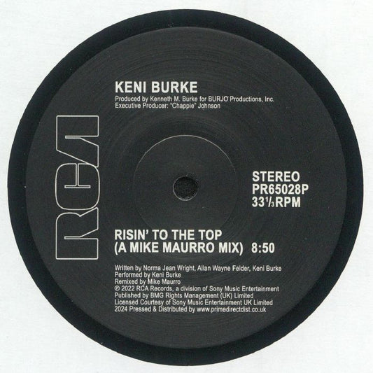 KENI BURKE / EVELYN 'CHAMPAGNE' KING - Risin' To The Top (A Mike Maurro mix)