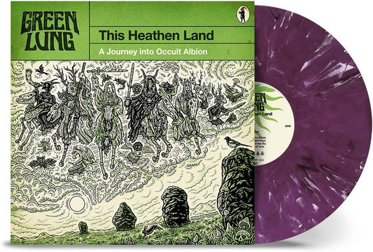 Green Lung - This Heathen Land (Transparent Violet White Marble)