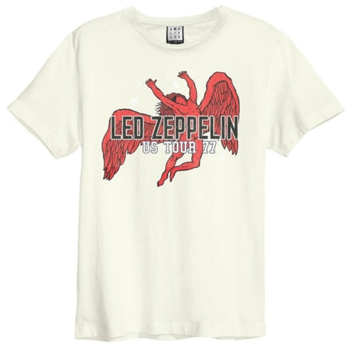 LED ZEPPELIN - Us Tour 77 (Icarus) T-Shirt (White)