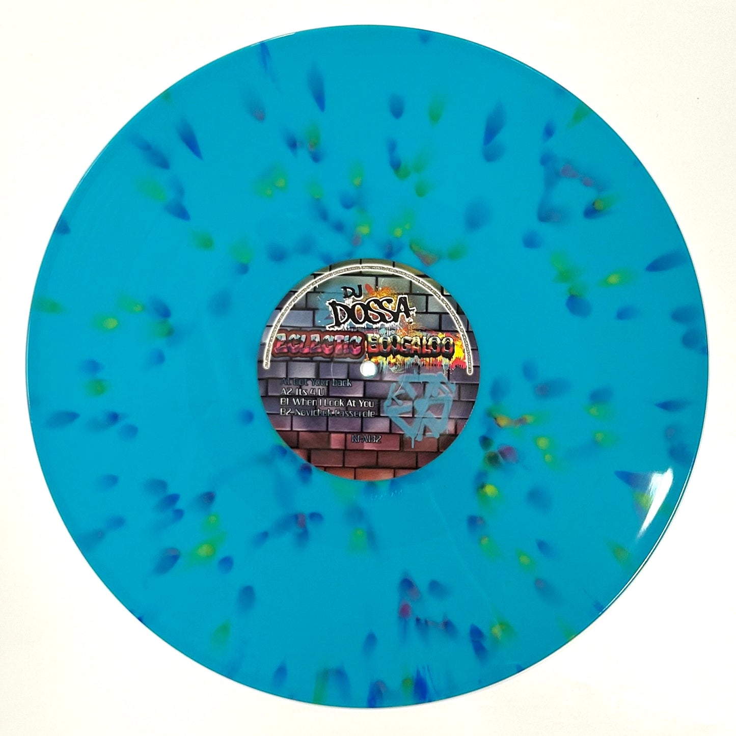 DJ Dossa - Eclectic Boogaloo (Blue Splatter Color Version)
