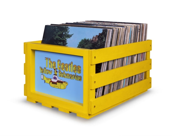 Record Storage Crate The Beatles Yellow Submarine