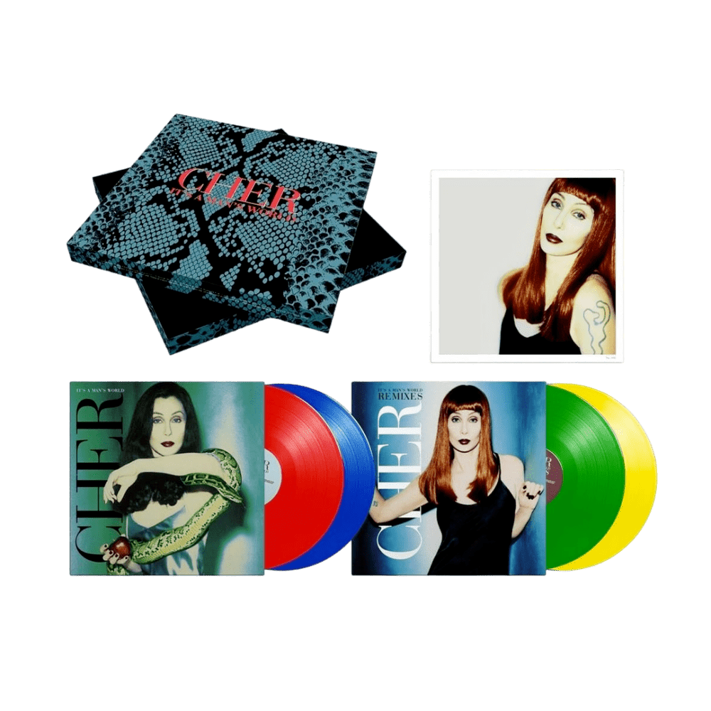 Cher - It's a Man's World (Red Blue Green Yellow 4 LP Set in lift top box)