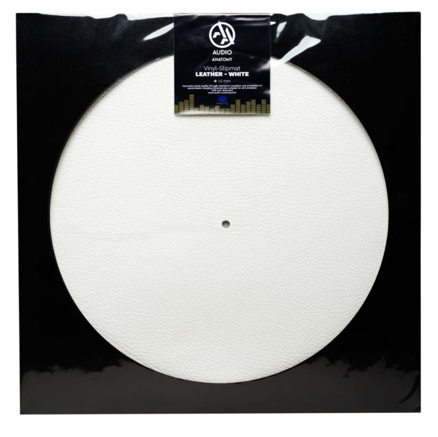 Slipmat Leather White Diameter 295 Mm Thickness 1 5 Mm Audio Anatomy