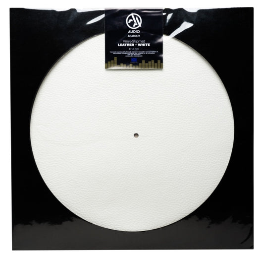 Slipmat Leather White Diameter 295 Mm Thickness 1 5 Mm Audio Anatomy