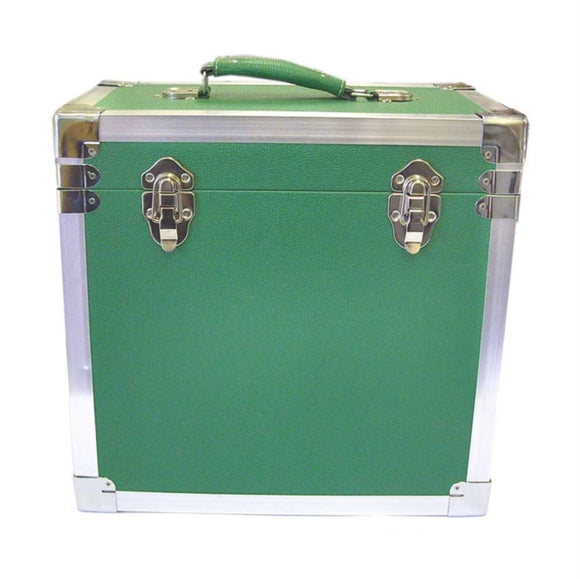 GREEN - LP Record Storage Carry Case