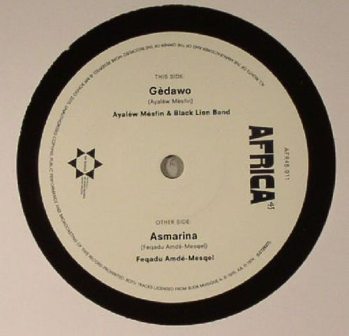 Ayalew MESFIN / BLACK LION BAND / FEQADU AMDE MESQUEL - GHEDAWOU/ASMARINA [7" Vinyl]
