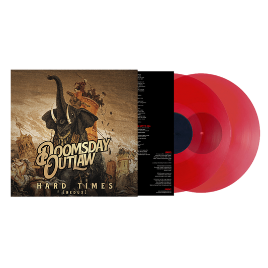 Doomsday Outlaw - Hard Times [Transparent red double vinyl]