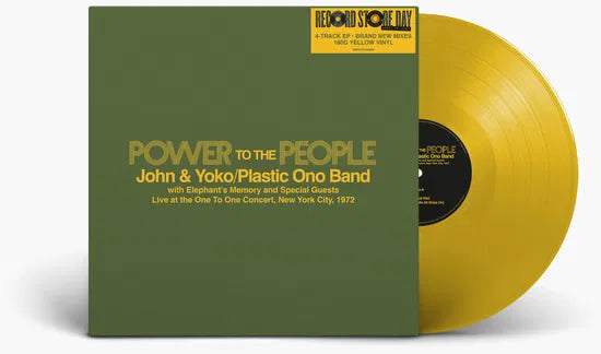 JOHN & YOKO / PLASTIC ONO BAND / ELEPHANT'S MEMORY - Power To The People: Live At The One To One Concert. New York City, 1972