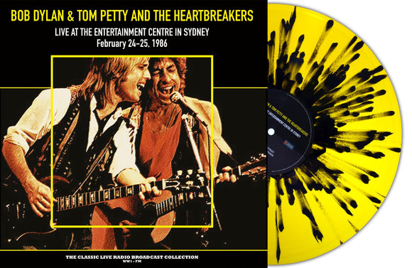 Bob Dylan Featuring Tom Petty - Live at the Entertainment Centre, Sydney, 24th-25th February 1986 (Orange/Black Splatter Vinyl)