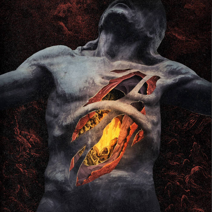 END - The Sin of Human Frailty [Orange with Silver White and Black Splatter Vinyl]