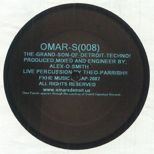 OMAR S feat THEO PARRISH - The Grand Son Of Detroit Techno! [1-sided 12"]