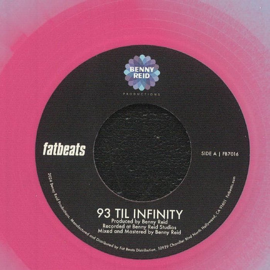 Benny REID - 93 Til Infinity (reissue) [7" Coloured]