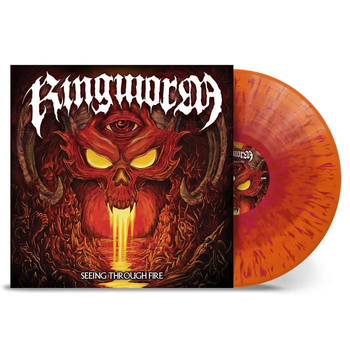 Ringworm - Seeing Through Fire [Red in Orange w/ Red & Magenta Splatter vinyl]
