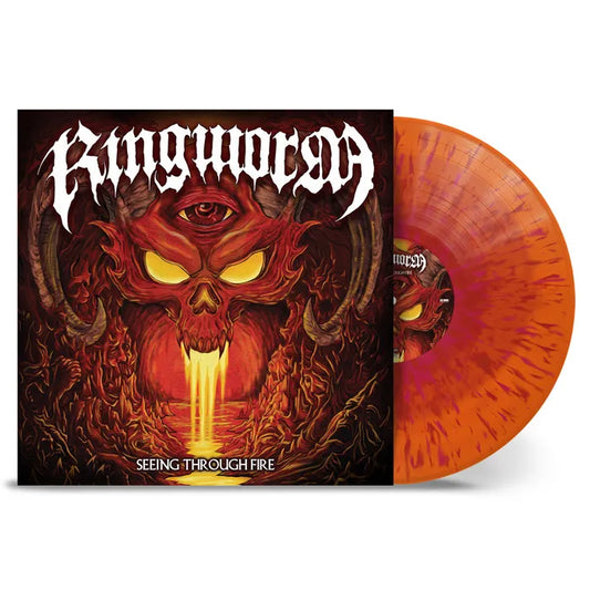 Ringworm - Seeing Through Fire [Red in Orange w/ Red & Magenta Splatter vinyl]