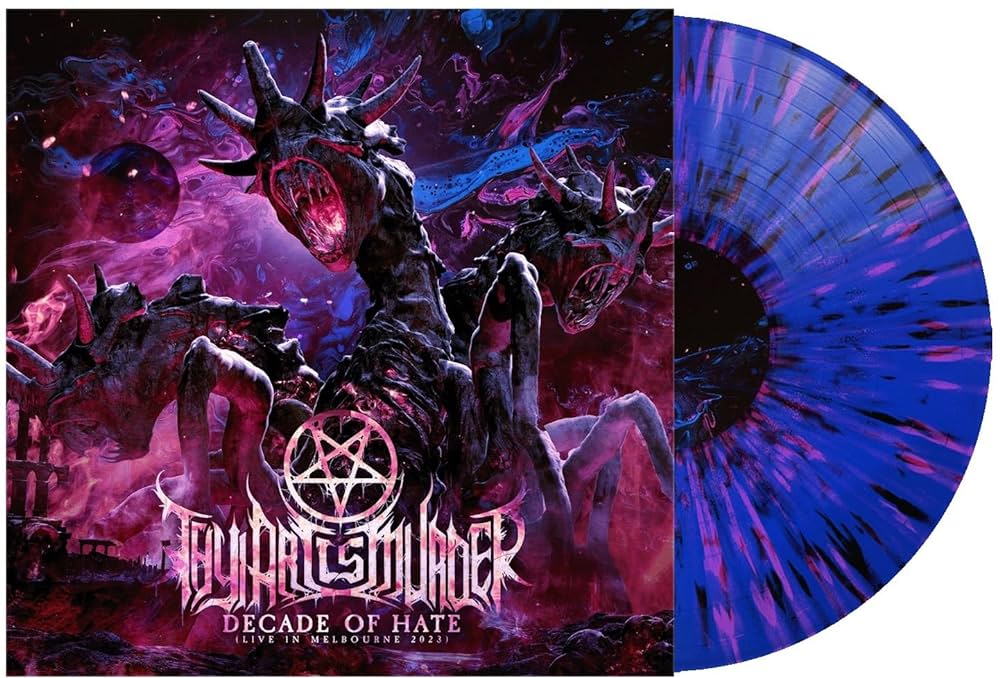 Thy Art Is Murder - Decade Of Hate (Live in Melbourne 2023) [Purple w/ Blue Pink Splatter vinyl]