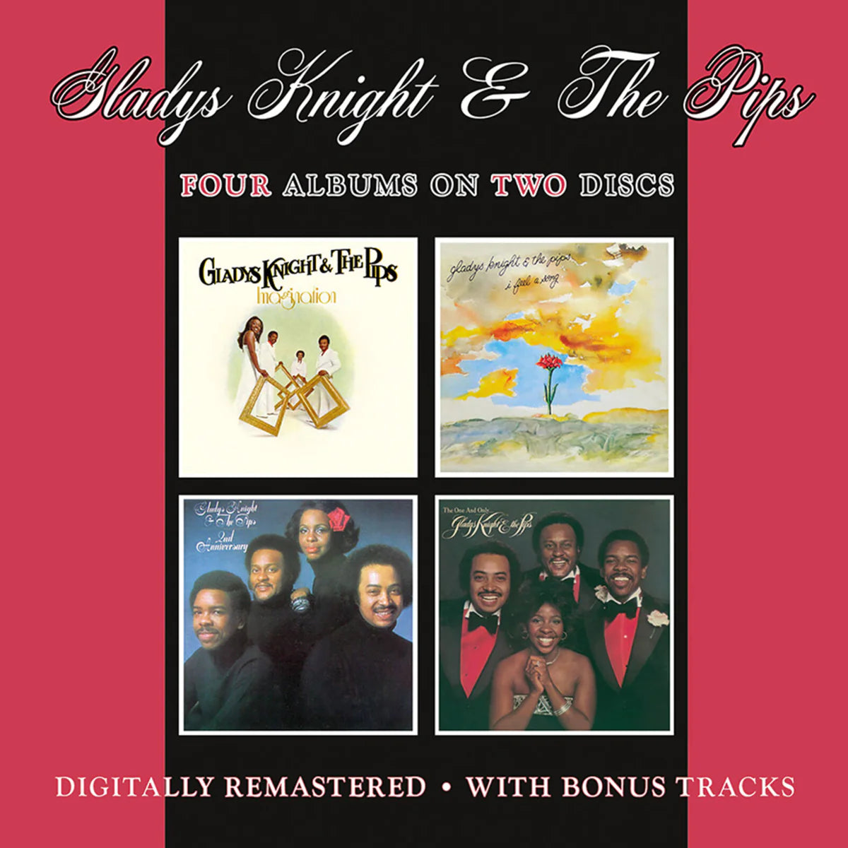 Gladys Knight & The Pips - Imagination / I Feel A Song / 2nd Anniversary / The One And Only... plus bonus tracks [2CD Set]