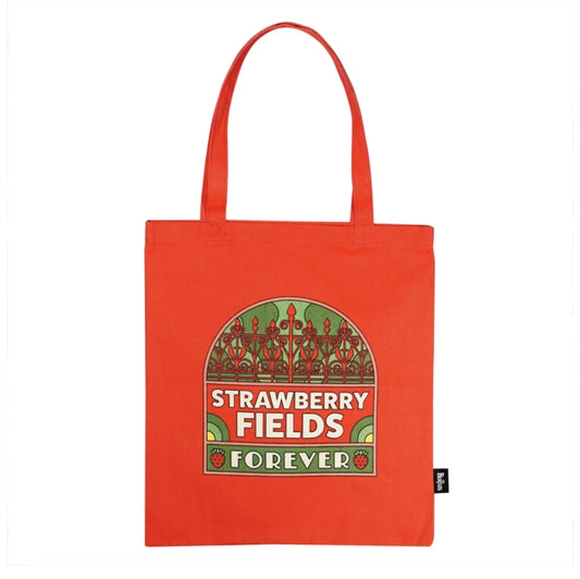 Shopper Recycled Cotton - The Beatles (Strawberry Fields)	[Cotton Tote Bag]